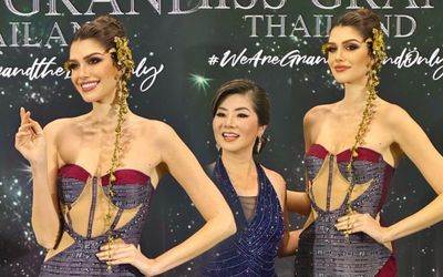 'Xịt keo' với diện mạo mới của Miss Grand 2022, nhan sắc 'gánh còng lưng' trang phục thảm họa