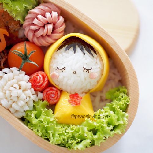 Cơm nắm nhân vật hoạt hình dễ thương đến mức không ai nỡ ăn