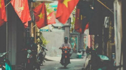 Một Hà Nội thân thương rợp cờ hoa đỏ thắm đón chào Quốc khánh