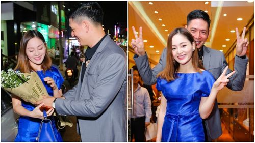 Vắng mặt vợ, Bình Minh tận tình tiếp đón 'người tình' Lan Phương