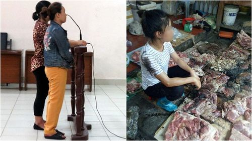 2 phụ nữ hắt chất bẩn vào phản thịt lợn lĩnh 9 tháng tù treo