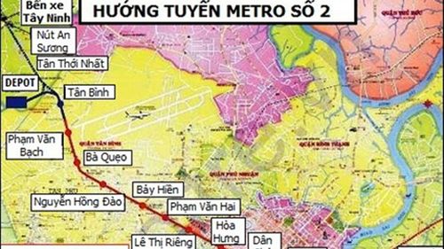TP HCM xin lùi dự án metro số 2 đến năm 2020