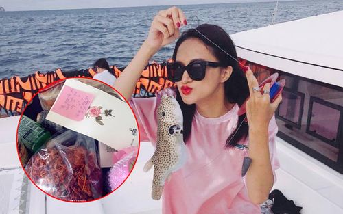 Giữa tâm bão dư luận vẫn có một Hương Giang đáng yêu như thế này đây!