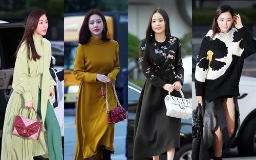 Choáng ngộp với nhân sắc của 'Tứ đại mỹ nhân' Han Ji Min, Min Hyo Rin, Seo Hyun Jin và Lee Honey tại sự kiện