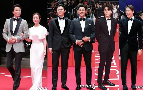 Thảm đỏ LHP Busan 2018: Tình tứ bên Kim Nam Gil, Han Ji Min bất ngờ gặp 'hội người yêu cũ'