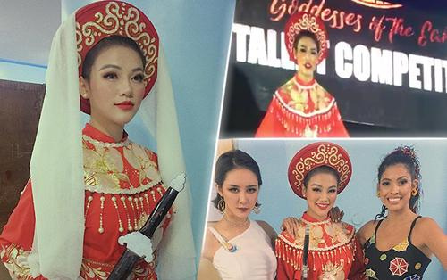 Phương Khánh hát cải lương 'Tiếng trống Mê Linh' tại Miss Earth 2018: 'Sởn da gà' và quá bất ngờ!