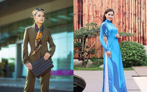 Nữ sinh Bình Phước 'nổi bần bật' ở cuộc thi Miss Hutech nhờ sắc vóc đẹp tựa người mẫu chuyên nghiệp