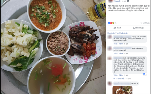 Bảo nấu mâm cơm 5 món hết 140k chẳng ai tin, mẹ trẻ tức mình bóc giá và quả chốt khiến chị em im re
