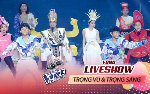 Liveshow 3: Trọng Vũ - Trọng Sáng 'kẻ tám lạng người nửa cân' nhập vai Thủy Tinh