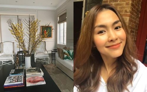 Căn biệt thự đầy hoa đón Tết của gia đình Tăng Thanh Hà khiến fan xuýt xoa