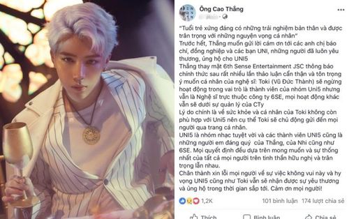 SỐC: Ông Cao Thắng xác nhận, Toki - Vũ Đức Thành chính thức rời khỏi Uni5 vì lý do này!