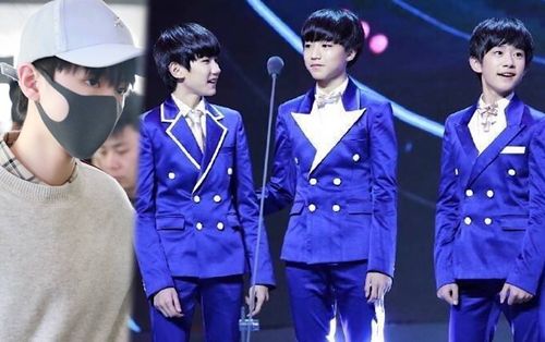 Vương Tuấn Khải cúi đầu cảm ơn fan, kỷ niệm 5 năm ngày TFBOYS nhận giải thưởng đầu tiên