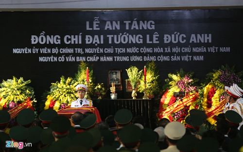 Đại tướng Lê Đức Anh đã vào lòng đất mẹ