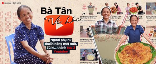 Bà Tân ‘Vê Lốc’: Người phụ nữ bần nông 'khổng lồ', trở thành hiện tượng top 3 Youtube chỉ để… được vui-khoẻ-sống có ích