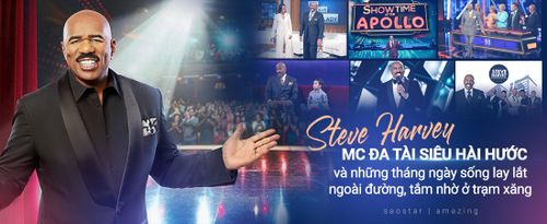 Steve Harvey - MC đa tài siêu hài hước và những tháng ngày sống lay lắt ngoài đường, tắm nhờ ở trạm xăng