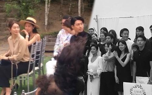 Ảnh hiếm hoi của Hyun Bin - Shin Min Ah và Gong Hyo Jin tại đám cưới stylist