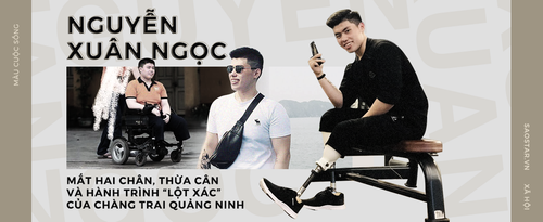 Hành trình 'lột xác' đáng khâm phục của chàng trai Quảng Ninh mất hai chân sau tai nạn tàu lửa
