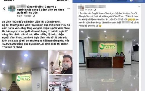 Bộ Y tế chỉ đạo làm rõ thông tin Bệnh viện Thu Cúc bị tố ‘kì thị’ sản phụ người Vĩnh Phúc