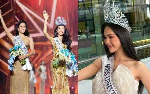 Từng đến tiễn Lê Hoàng Phương, giờ Hương Ly vắng mặt khi Bùi Quỳnh Hoa đi thi Miss Universe: Lý do là gì?