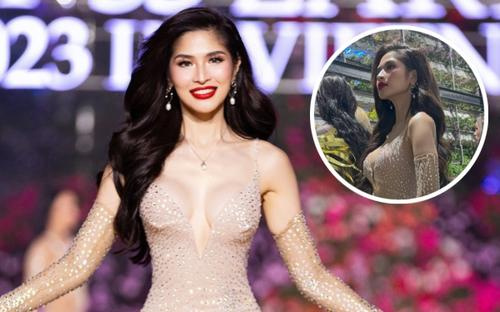 Đối thủ Lan Anh lạnh lùng, không thèm nói chuyện với ai tại bán kết Miss Earth 2023?