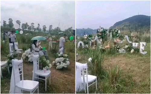 Bắt chước làm đám cưới theo kiểu hòa mình với thiên nhiên, cặp đôi khiến dân tình tá hỏa vì trông 'sợ sợ'