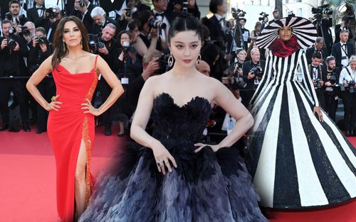 Thảm đỏ bế mạc Cannes 2023: Có người diện đồ như 'rạp xiếc', Phạm Băng Băng ổn định nhất?