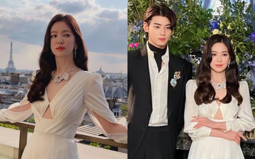 Visual 'gây bão' của Song Hye Kyo tại bữa tiệc của Chaumet: Không hổ danh là 'tường thành nhan sắc' Kbiz