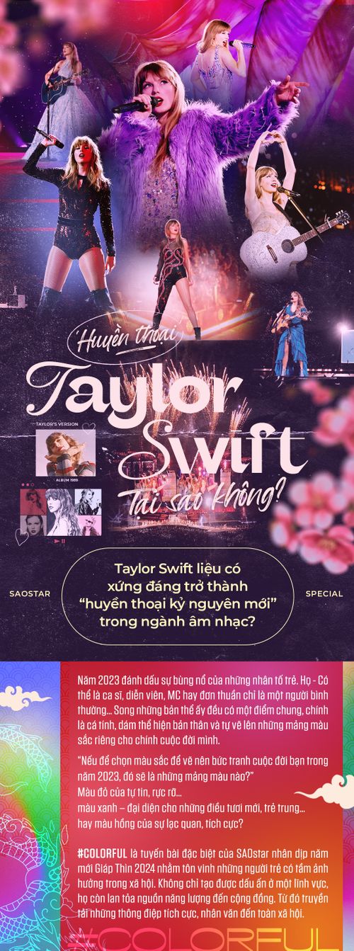 'Huyền thoại' Taylor Swift: Tại sao không?