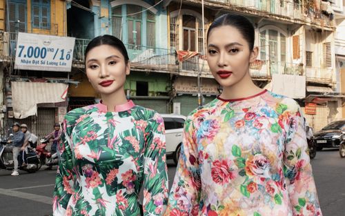 Top 5 Hoa hậu Đại dương 2023 đọ sắc với áo dài hoa, nhìn chỉ muốn 'ăn' Tết ngay!