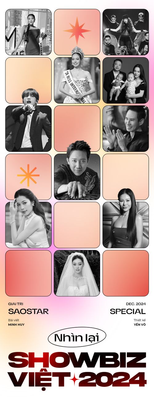 Nhìn lại showbiz Việt 2024