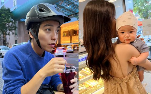 Gia đình 4 người hạnh phúc của Quý 'ròm' Kính Vạn Hoa, nhan sắc bà xã ngoài ngành gây sốt
