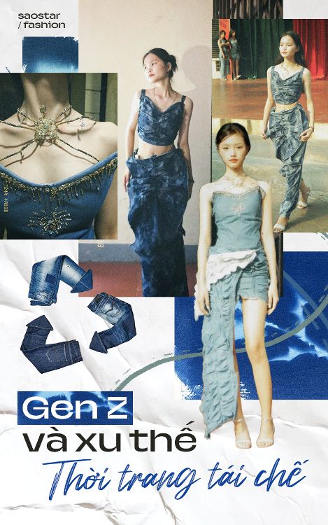 Nhóm bạn Gen Z và con đường theo đuổi xu thế tái chế thời trang