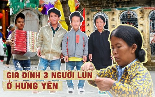 Gia đình 3 người 'tí hon' ở Hưng Yên và nỗi niềm của người mẹ