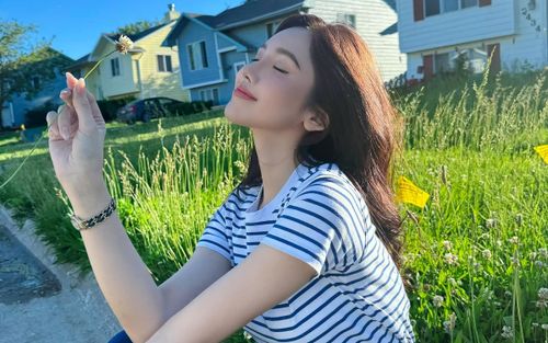 Một hoa hậu Việt lên tiếng vì tin đồn sang Mỹ sinh con