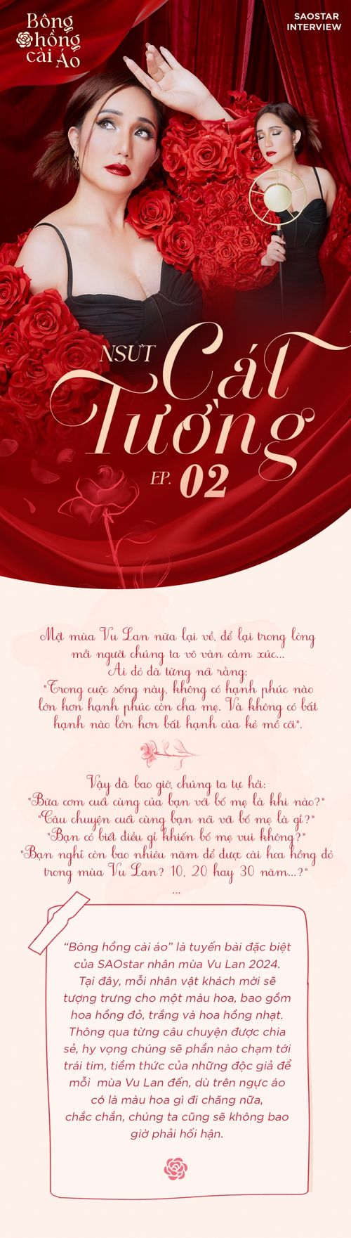 Cát Tường: 'Giờ tôi 47 tuổi rồi nhưng vẫn làm phiền ba mẹ, tôi nợ họ một lời xin lỗi!'