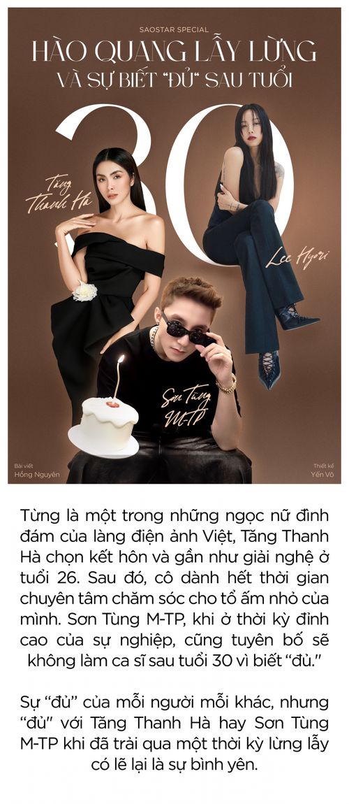 Tăng Thanh Hà - Sơn Tùng M-TP: Hào quang lẫy lừng và sự 'đủ' sau tuổi 30