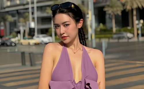 Quyên Qui khoe hình thể đẹp như tạc tượng tại Dubai