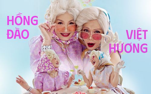 Hồng Đào - Việt Hương 'chơi lớn', hóa nàng thơ khiến ai nhìn cũng ngỡ ngàng