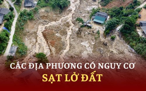 4 địa phương đối mặt với nguy cơ sạt lở đất do mưa lớn kéo dài