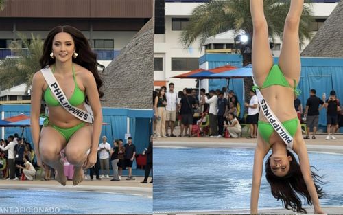 Thực hư chuyện thí sinh Miss Universe mặc đồ tắm rồi nhào lộn gây xôn xao