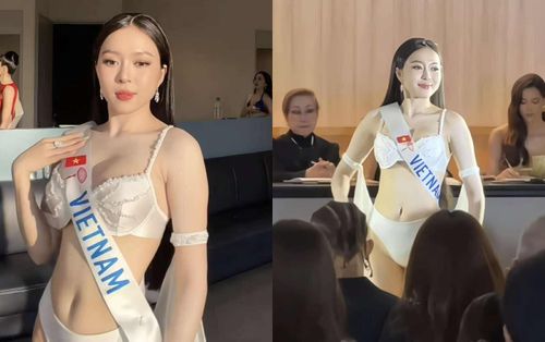 Kiều Duy mặc áo tắm 2 mảnh gợi cảm, trình diễn gây chú ý ở Bán kết Miss International
