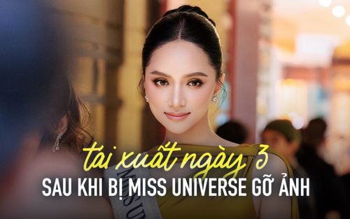 Hương Giang tái xuất ngày 3 sau khi bị Miss Universe gỡ ảnh, thần sắc khiến dân tình rần rần