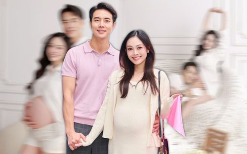 Nữ MC VTV tung bộ ảnh bầu ngọt ngào bên chồng kém 5 tuổi trước thềm sinh nở