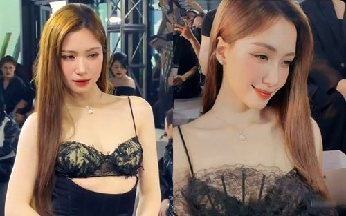 Hòa Minzy táo bạo mặc áo ren xuyên thấu, lộ một chi tiết gợi cảm cực bắt mắt