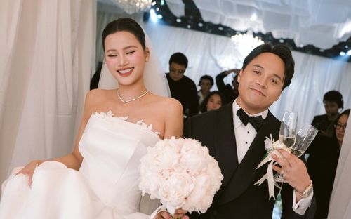 Tâm thư xúc động của Á hậu Hương Ly gửi chồng sau lễ cưới