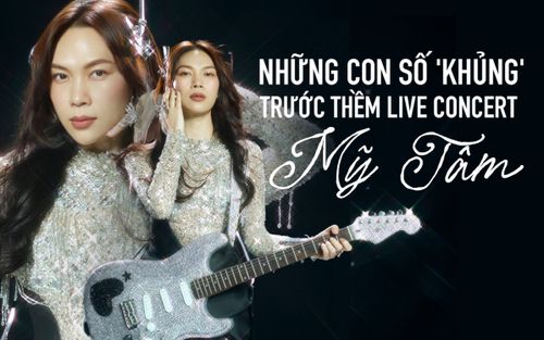 Những con số 'khủng' trước thềm live concert Mỹ Tâm ở Mỹ Đình