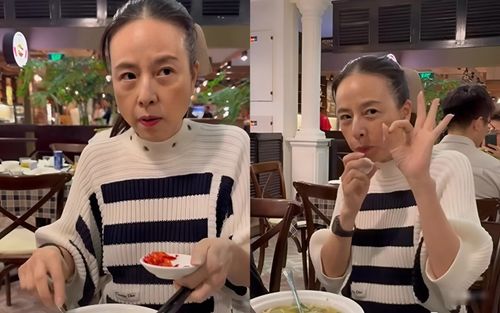 Madam Pang dùng đến nửa chén ớt tươi khi thưởng thức món đặc sản Việt Nam