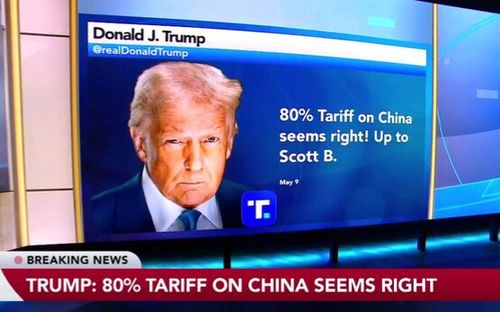 Ông Trump gợi ý giảm thuế xuống 80% cho hàng Trung Quốc