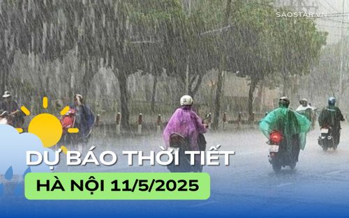 Dự báo thời tiết thành phố Hà Nội trong ngày 11/5