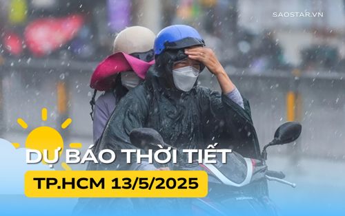 Thời tiết TP.HCM hôm nay (13/5)